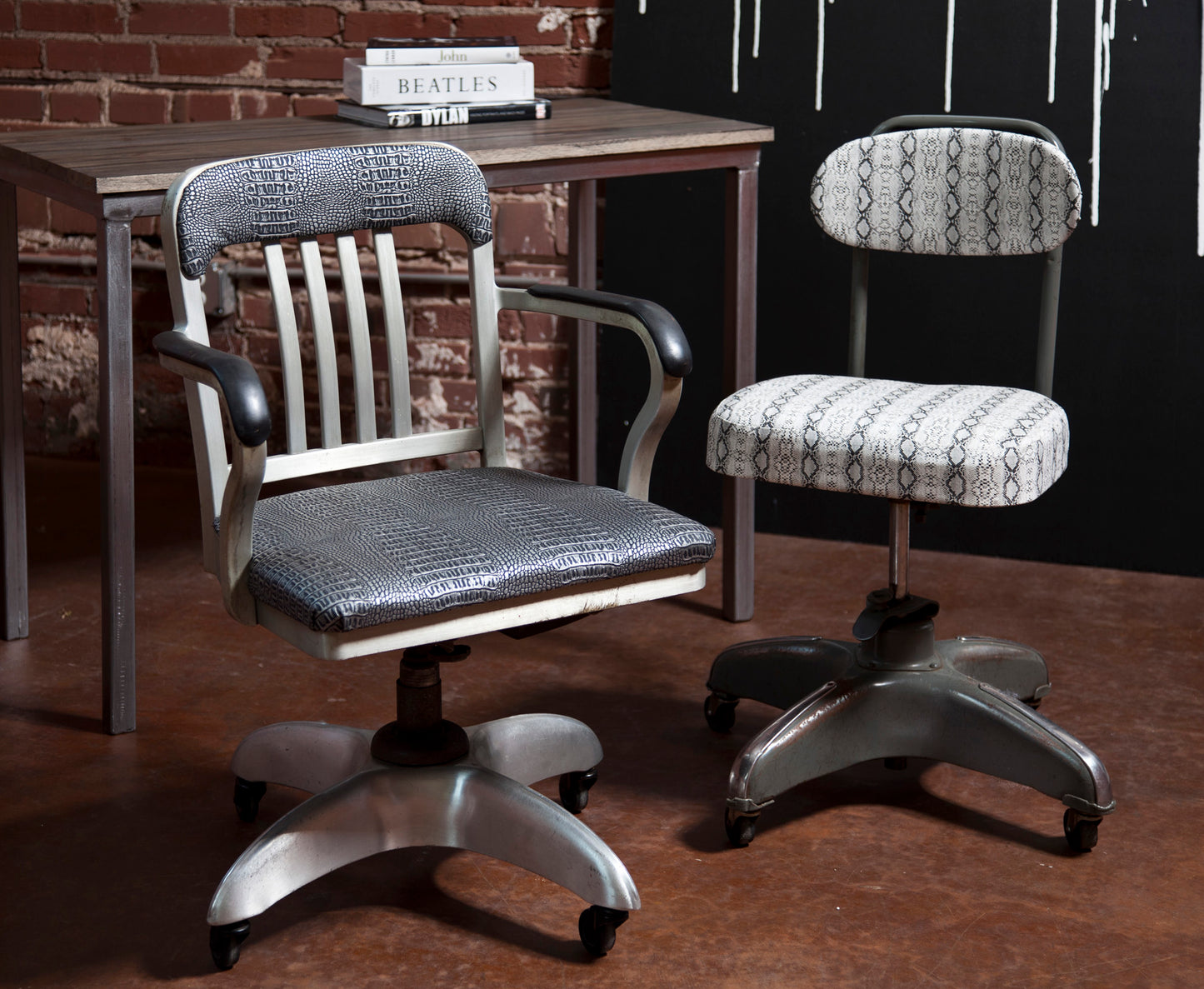 Vintage Industrial Office Chairs