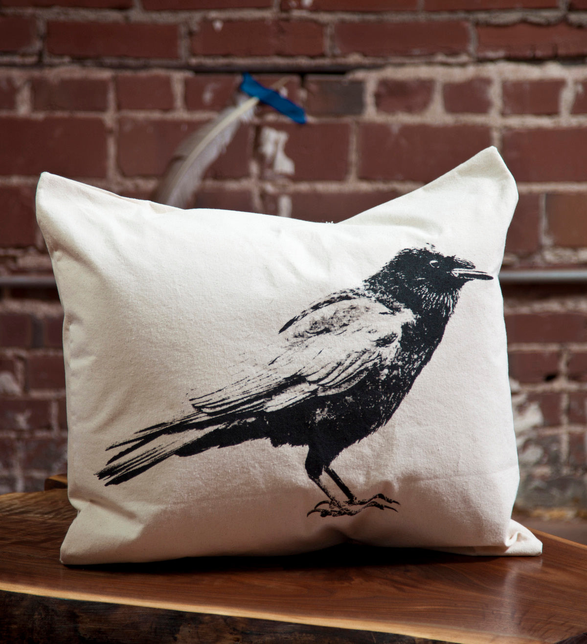 Black Crow Pillow