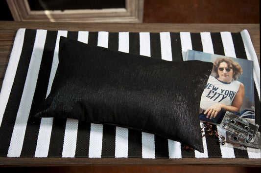 Recycled Audio Cassette Tape Pillow